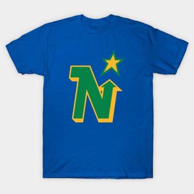 Defunct Minnesota North Stars Hockey 1991 T-Shirt Official Hockey Gifts Merch