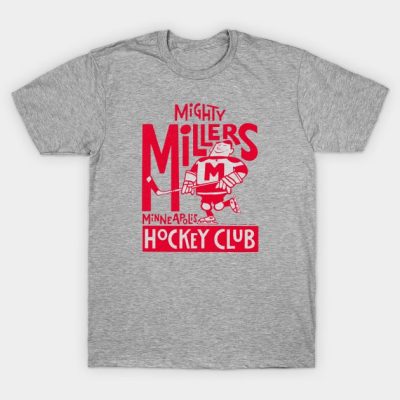 Defunct Minneapolis Mighty Millers Hockey Club 196 T-Shirt Official Hockey Gifts Merch