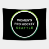 Womens Pro Hockey Seattle Logo Tapestry Official Hockey Gifts Merch