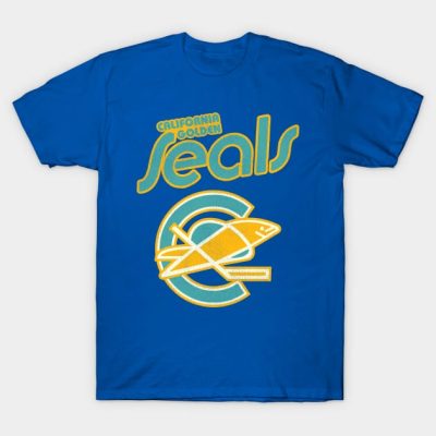 Retro Defunct California Golden Seals Ice Hockey T-Shirt Official Hockey Gifts Merch