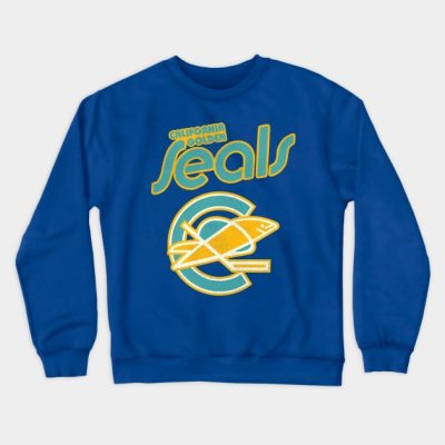 Retro Defunct California Golden Seals Ice Hockey Crewneck Sweatshirt Official Hockey Gifts Merch