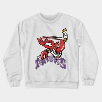 Defunct Bossier Shreveport Mudbugs Hockey Team Crewneck Sweatshirt Official Hockey Gifts Merch