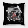 Jack Hughes Hockey Paper Poster Blue Jackets 3 Throw Pillow Official Hockey Gifts Merch