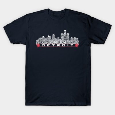 Detroit Hockey Team All Time Legends Detroit City  T-Shirt Official Hockey Gifts Merch