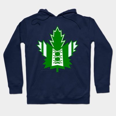 Maple Leaf Hockey Jersey Green Hoodie Official Hockey Gifts Merch