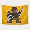 Boston Bruins Bear Hockey Design Tapestry Official Hockey Gifts Merch