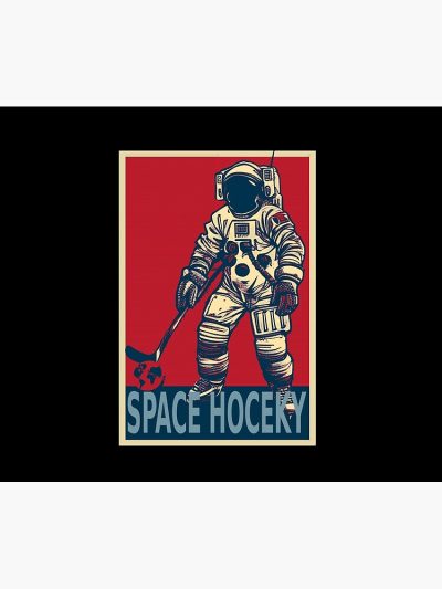 Astronaut Playing Ice Hockey Tapestry Official Hockey Gifts Merch