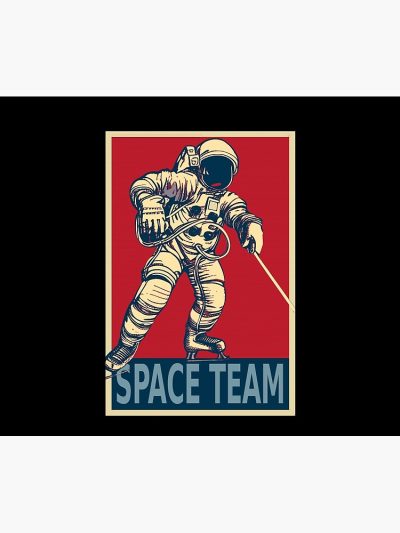 Astronaut Playing Ice Hockey - Space Team Tapestry Official Hockey Gifts Merch