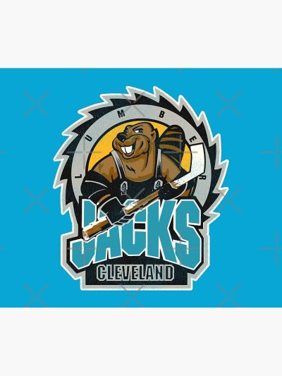 Cleveland Lumberjacks Retro Defunct Ice Hockey Tapestry Official Hockey Gifts Merch