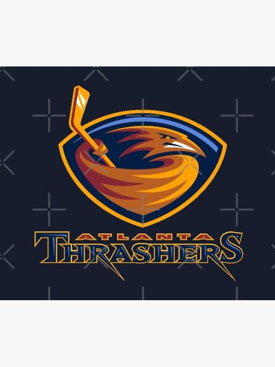 Vintage Atlanta Hockey - Retro Thrashers Tapestry Official Hockey Gifts Merch