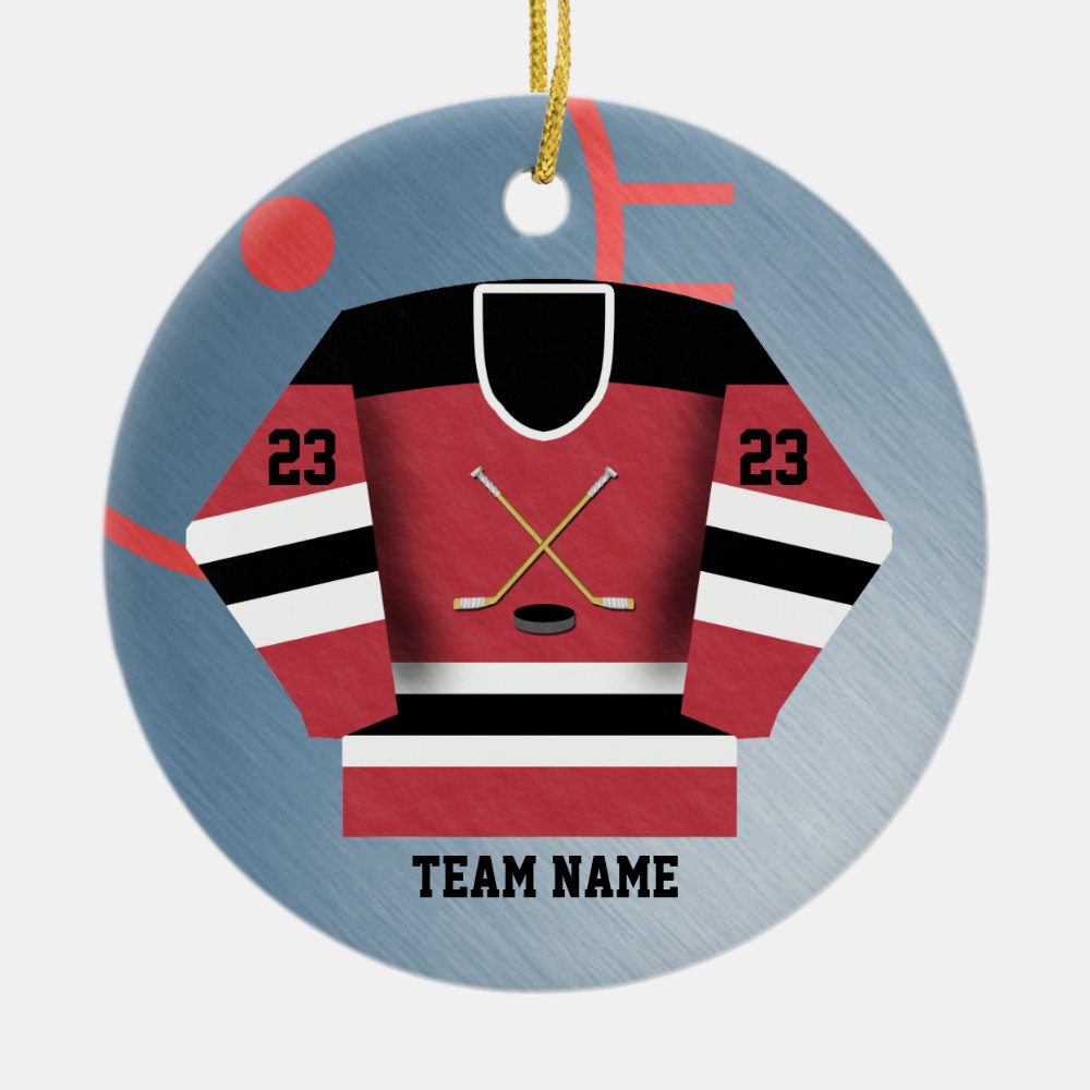 hockey player jersey ornament rb9cedf5528744d2d9e8ba9b75edc2ff0 x7s2y 8byvr 1000 1 - Hockey Gifts