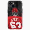 Detroit Hockey - Moritz Seider Iphone Case Official Hockey Gifts Merch