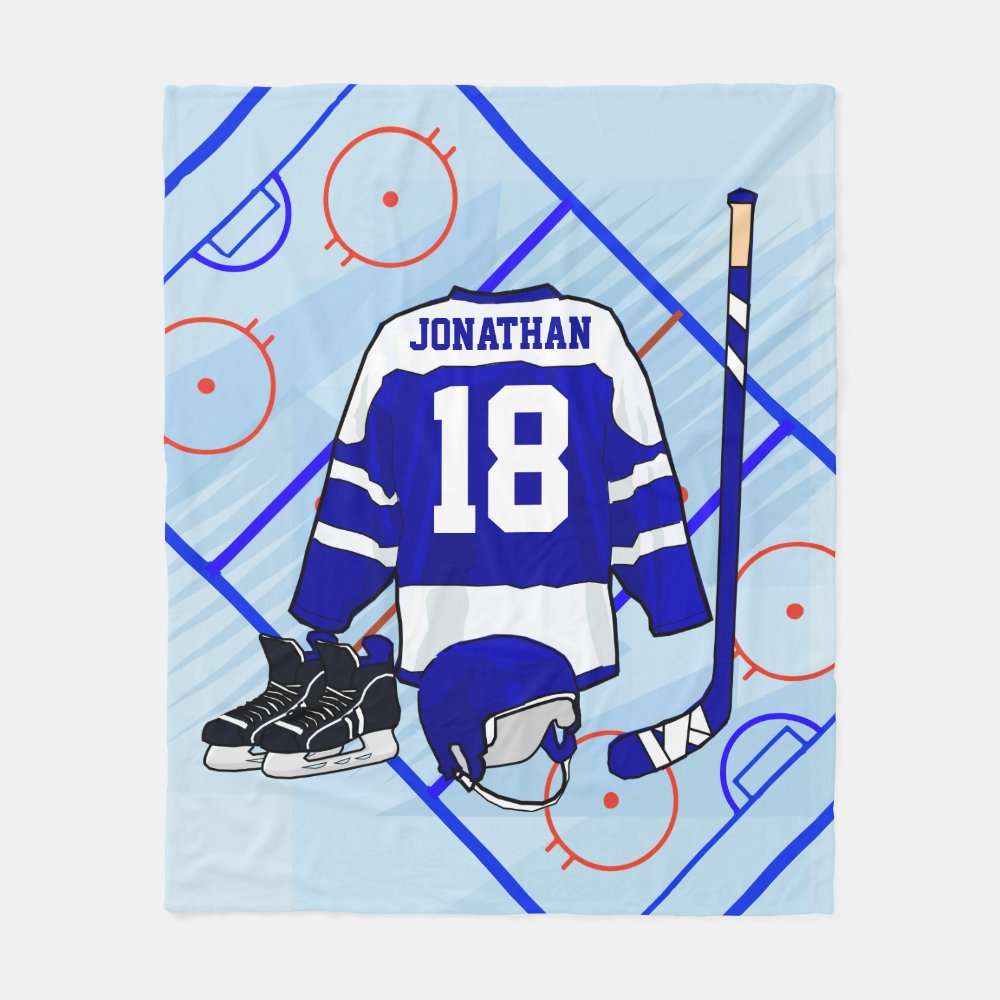kids ice hockey bedroom and en suite collection fleece blanket r10d649d214b74cb4a93beddbeed3459f zke88 1000 - Hockey Gifts