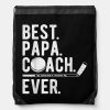 mens ice hockey best papa coach ever dad daddy drawstring bag r387a803c1968494b9f1732ae37e2cbfc zffcx 1000 - Hockey Gifts
