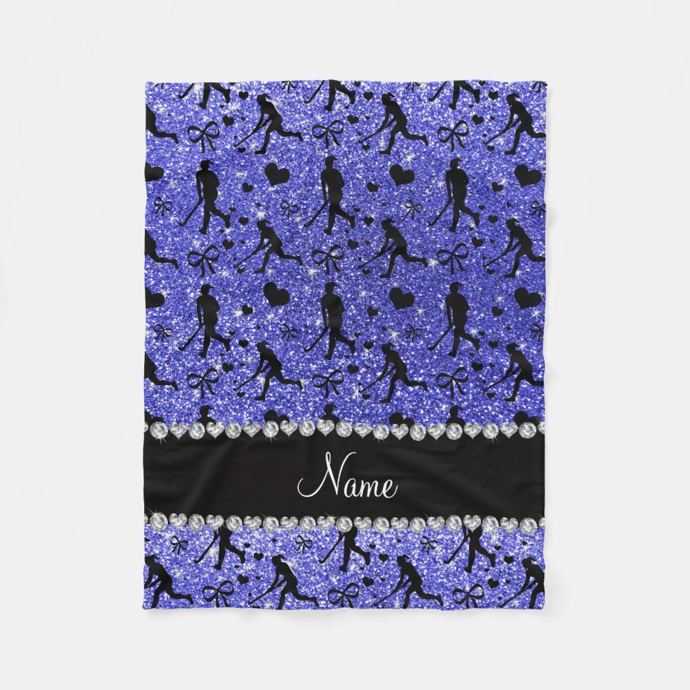 name neon blue glitter field hockey hearts bow fleece blanket rc4d8ec9a82c44e7b8ad24fc520652b30 zkhkh 1000 - Hockey Gifts