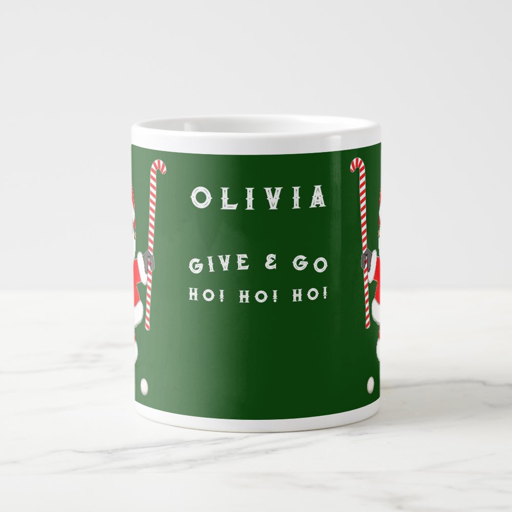 personalized field hockey holiday gift giant coffee mug - Hockey Gifts