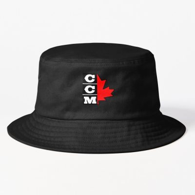 Ccm Retro Ice Hockey Logo 3 Bucket Hat Official Hockey Gifts Merch