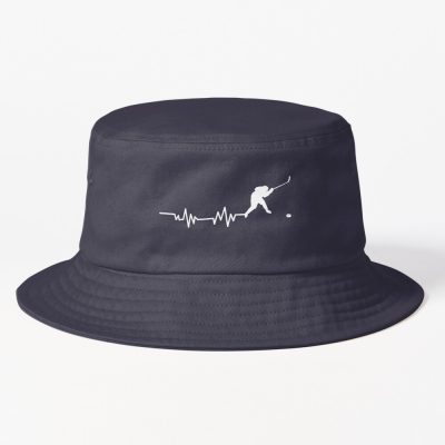 Heartbeat Of The Rink: Hockey Passion Unleashed Bucket Hat Official Hockey Gifts Merch