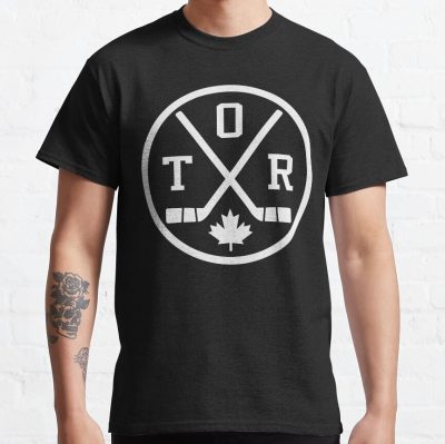 Retro Toronto Hockey Emblem Vintage Tor Leafs T-Shirt Official Hockey Gifts Merch