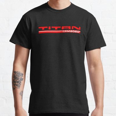 Titan Retro Ice Hockey Logo T-Shirt Official Hockey Gifts Merch