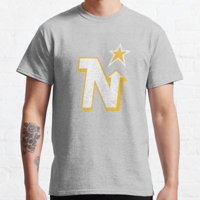 Minnesota North Stars Vintage Hockey Team Distressed T-Shirt Official Hockey Gifts Merch