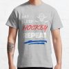 Sports Enthusiast Eat Sleep Hockey Repeat T-Shirt Official Hockey Gifts Merch