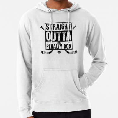 Straight Outta The Penalty Box | Ice Hockey Shirt | Ice Hockey Gifts | Hockey Apparel | Hockey Goalie | Hockey Coach | Hockey Mom | Hockey Dad | Hockey Is Life Hoodie Official Hockey Gifts Merch