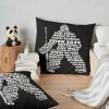 Hockey Goaltender Word Art Throw Pillow Official Hockey Gifts Merch