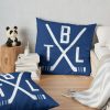 Hockey - Tampa Bay Lightning - Blue Throw Pillow Official Hockey Gifts Merch