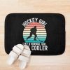 Hockey Girl Like A Normal Girl But Cooler, Funny Gift For Hockey Lovers Bath Mat Official Hockey Gifts Merch