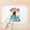 Hockey Girl Like A Normal Girl But Cooler, Funny Gift For Hockey Lovers Bath Mat Official Hockey Gifts Merch