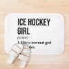 Ice Hockey Girl Definition Bath Mat Official Hockey Gifts Merch