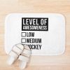 Level Of Hockey Bath Mat Official Hockey Gifts Merch