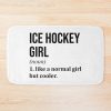 Ice Hockey Girl Definition Bath Mat Official Hockey Gifts Merch