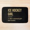 Ice Hockey Girl Definition In Gold Bath Mat Official Hockey Gifts Merch