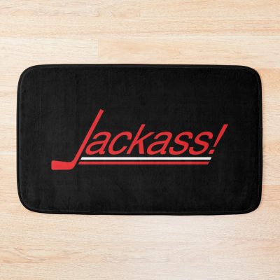 Happy Gilmore | Jackass! With Hockey Stick Bath Mat Official Hockey Gifts Merch