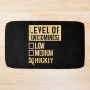 Level Of Hockey In Gold Bath Mat Official Hockey Gifts Merch