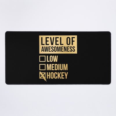 Level Of Hockey In Gold Mouse Pad Official Hockey Gifts Merch