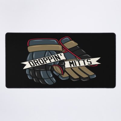 Droppin Mitts - Las Vegas Ice Hockey Mouse Pad Official Hockey Gifts Merch