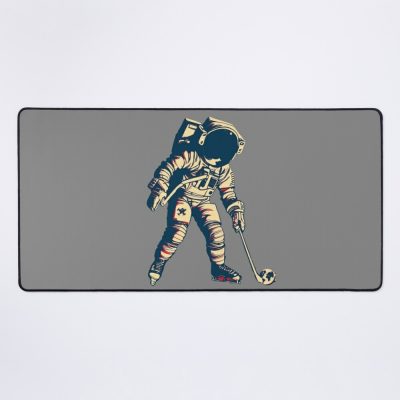 Astronaut Playing Ice Hockey Mouse Pad Official Hockey Gifts Merch