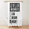 Level Of Hockey Shower Curtain Official Hockey Gifts Merch