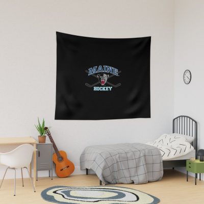 University Of Maine Hockey Sticker Tapestry Official Hockey Gifts Merch