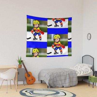 Youth Hockey Player Tapestry Official Hockey Gifts Merch