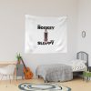 No Hockey, Get Sloppy Tapestry Official Hockey Gifts Merch