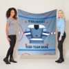 blue on blue ice hockey rink player jersey fleece blanket r923b8214f96d44d09186f10522b2d636 ee3yx 8byvr 1000 - Hockey Gifts