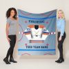blue wh orange ice hockey rink player jersey fleece blanket r6bd6f8c05ea34557b24e630a92c0182a ee3yx 8byvr 1000 - Hockey Gifts