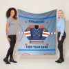blue wh orange ice hockey rink player jersey fleece blanket rcbb98c9475e74d5e8478073dec5b602c ee3yx 8byvr 1000 - Hockey Gifts