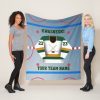 green gold ice hockey rink player jersey fleece blanket r44ddfe5a0eb14bf292432888d42a1340 ee3yx 8byvr 1000 - Hockey Gifts