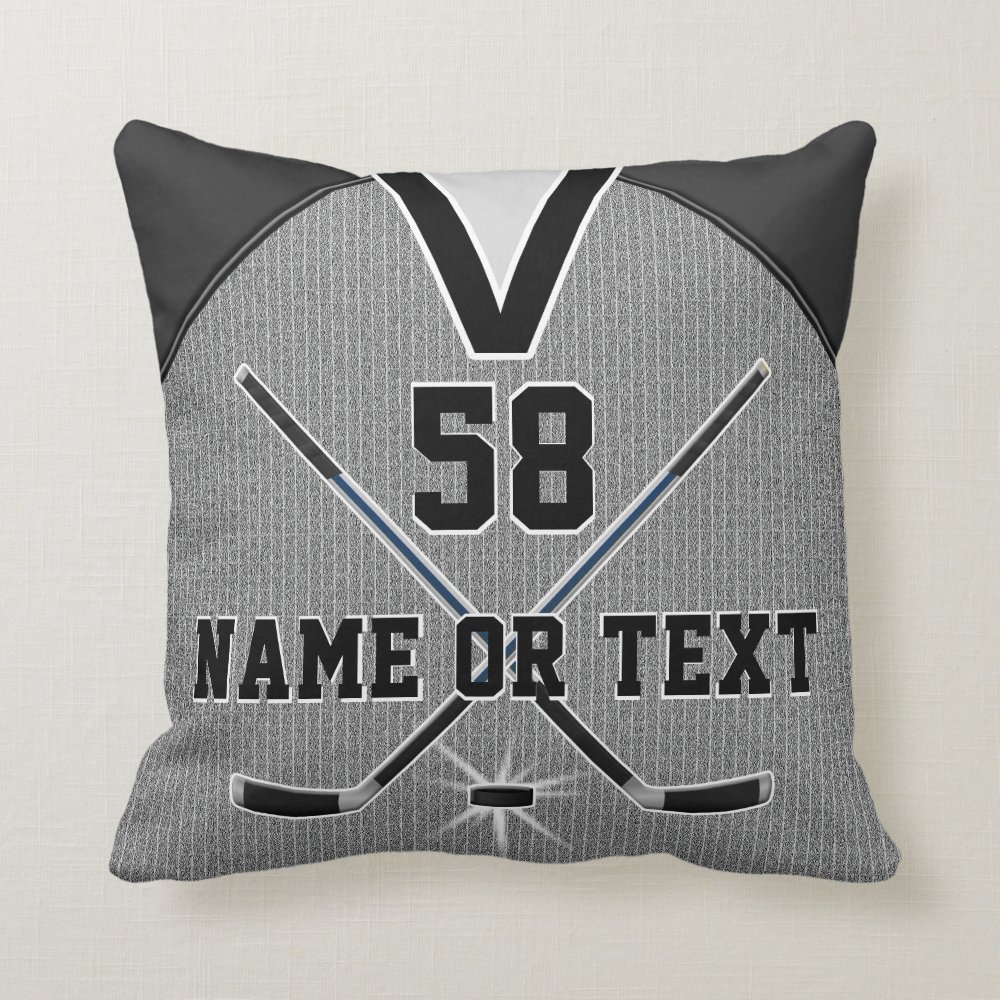 ice hockey team gifts hockey pillow with your text r16a5816a14cf414291edbec775ddab4b 6s309 8byvr 1000 - Hockey Gifts