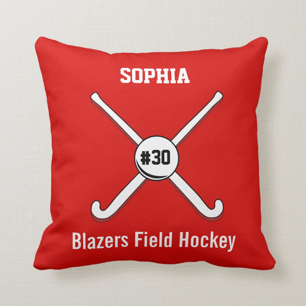 personalized field hockey team name jersey number throw pillow r1b1f9eff9fc3463194a8bd5d44f1c6aa 6s309 8byvr 1000 - Hockey Gifts